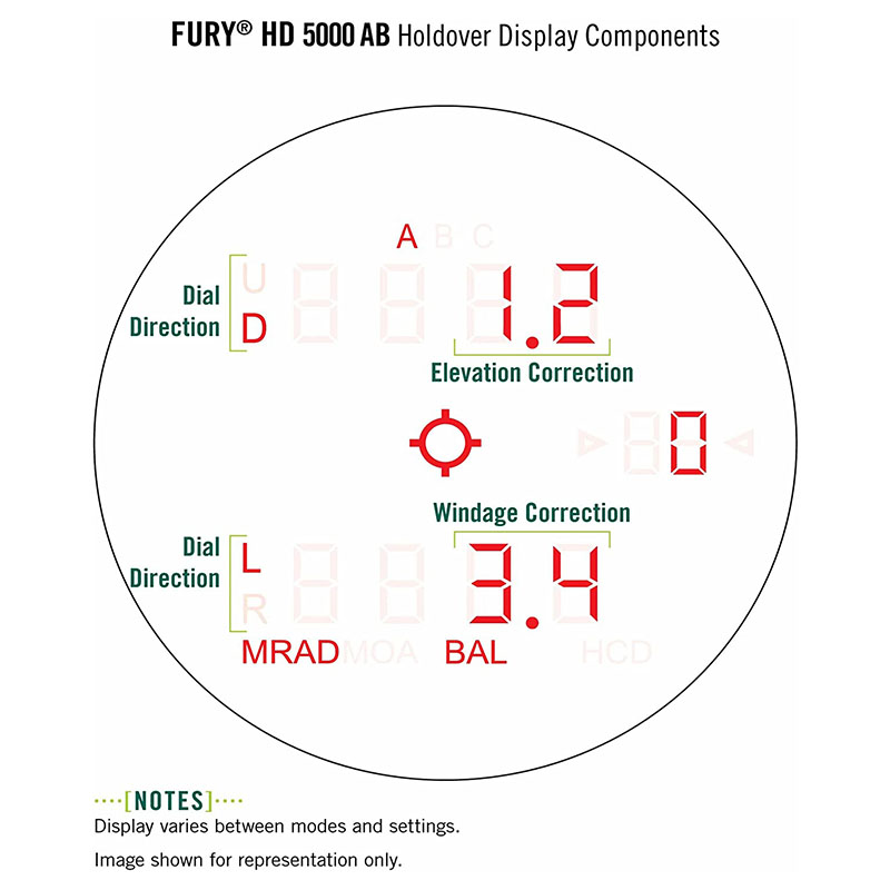 Vortex维特 FURY HD 5000 AB 10×42远距离弹道计算测距仪 - 图片 4